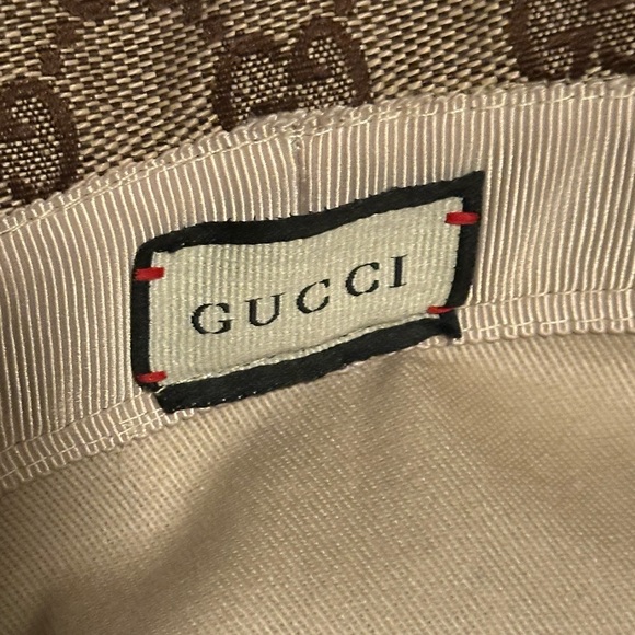 Gucci Tan GG Pattern Bucket Hat - Picture 4 of 10